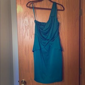 Silk tie-front dress